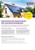 Photovoltaik - PV Monitoring Preisblatt für EFHs
